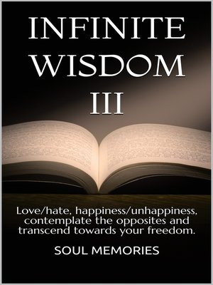cover image of INFINITE WISDOM III